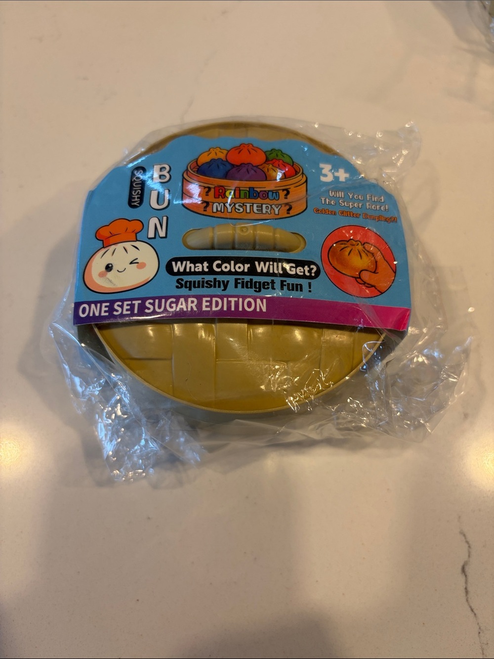 VIRAL DUMPLING!!! Rainbow Mystery Bun Squishy Fidget New